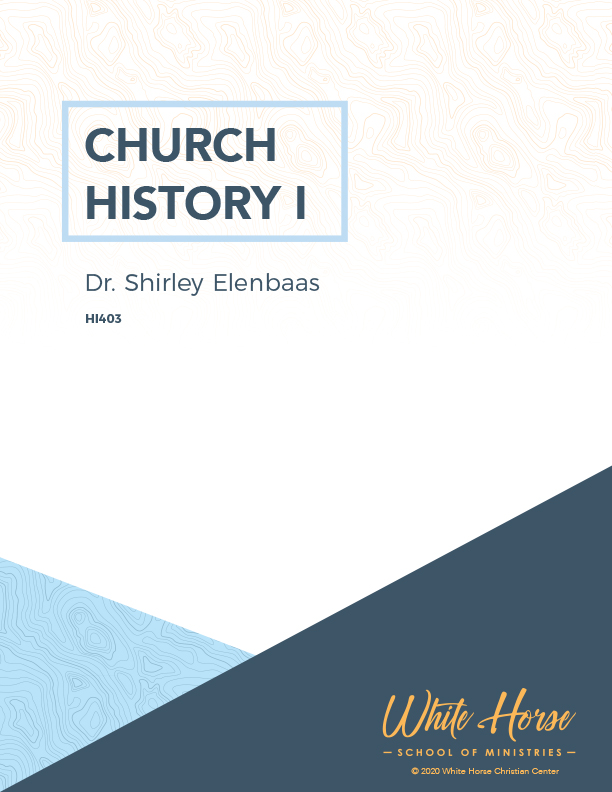 Church History I - Course Cover