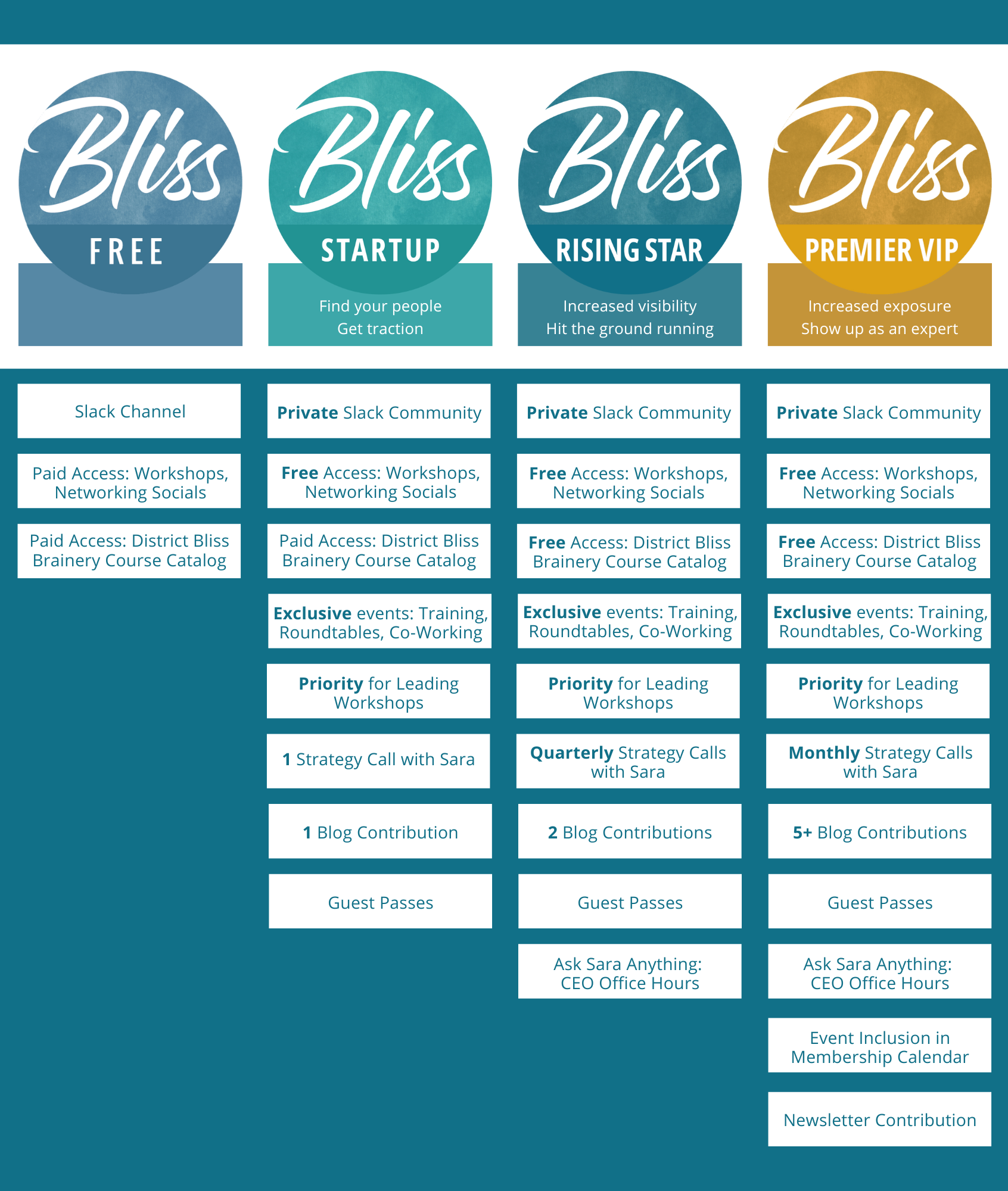 District Bliss Membership