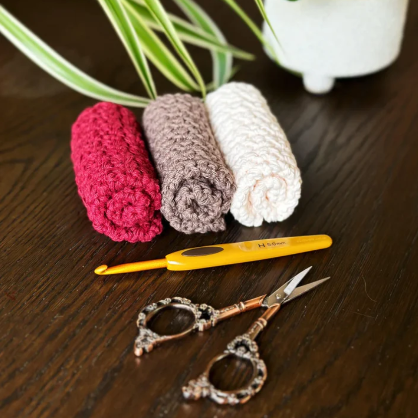 Crochet Textured Dish Cloth Online Course