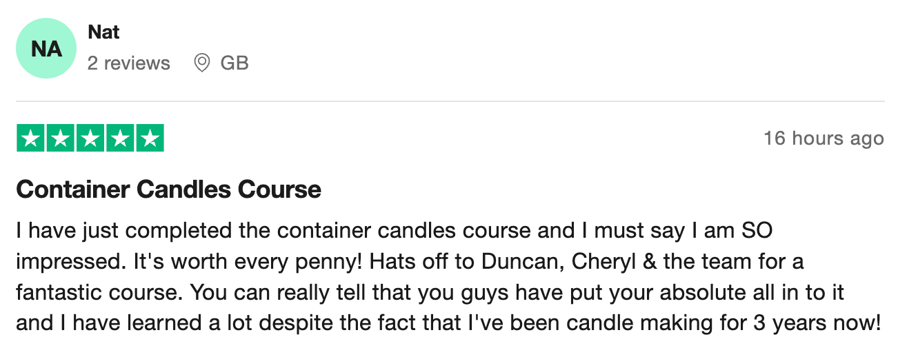 Candleshack Trustpilot