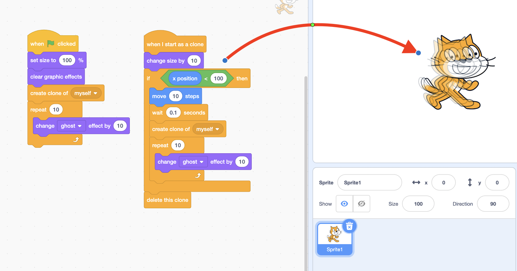 how to make presentation in scratch