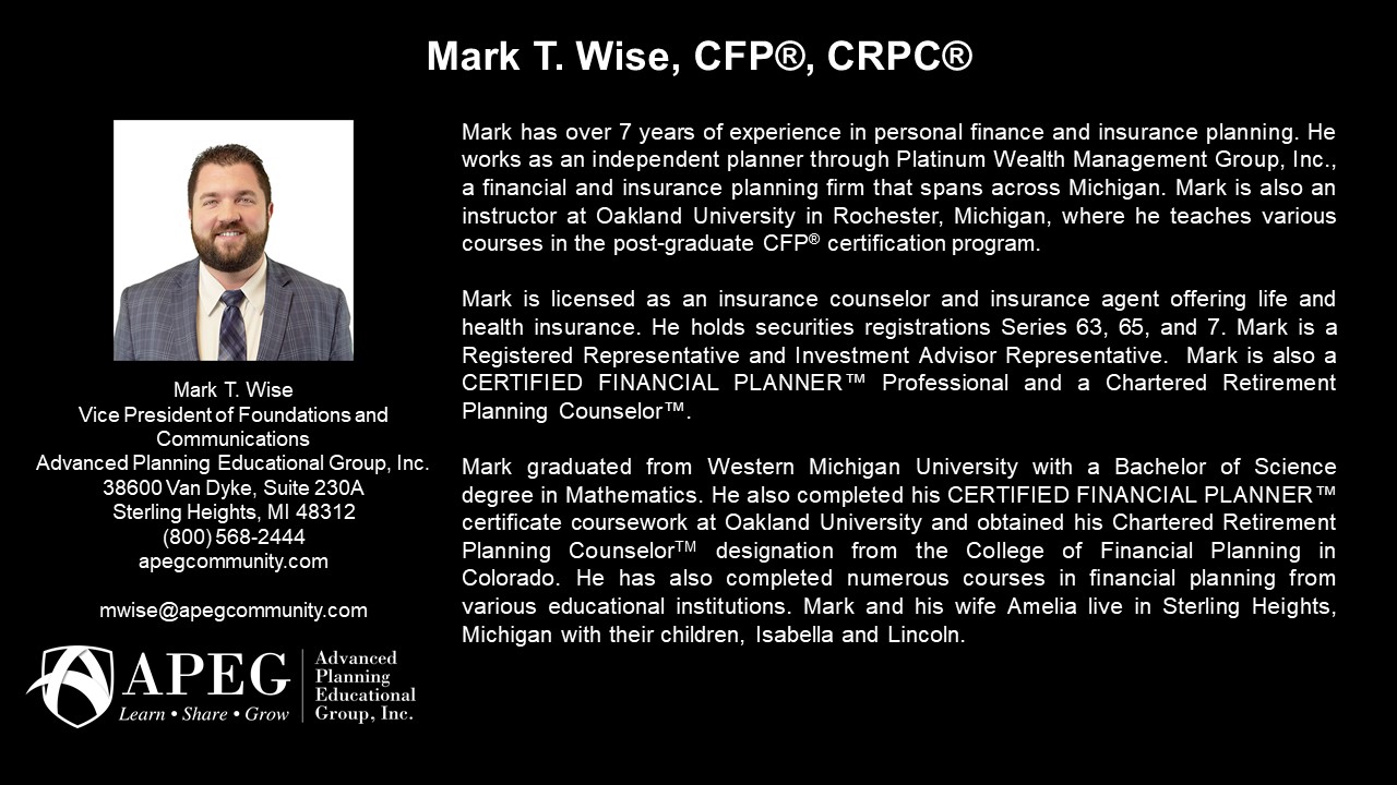 APEG Mark Wise