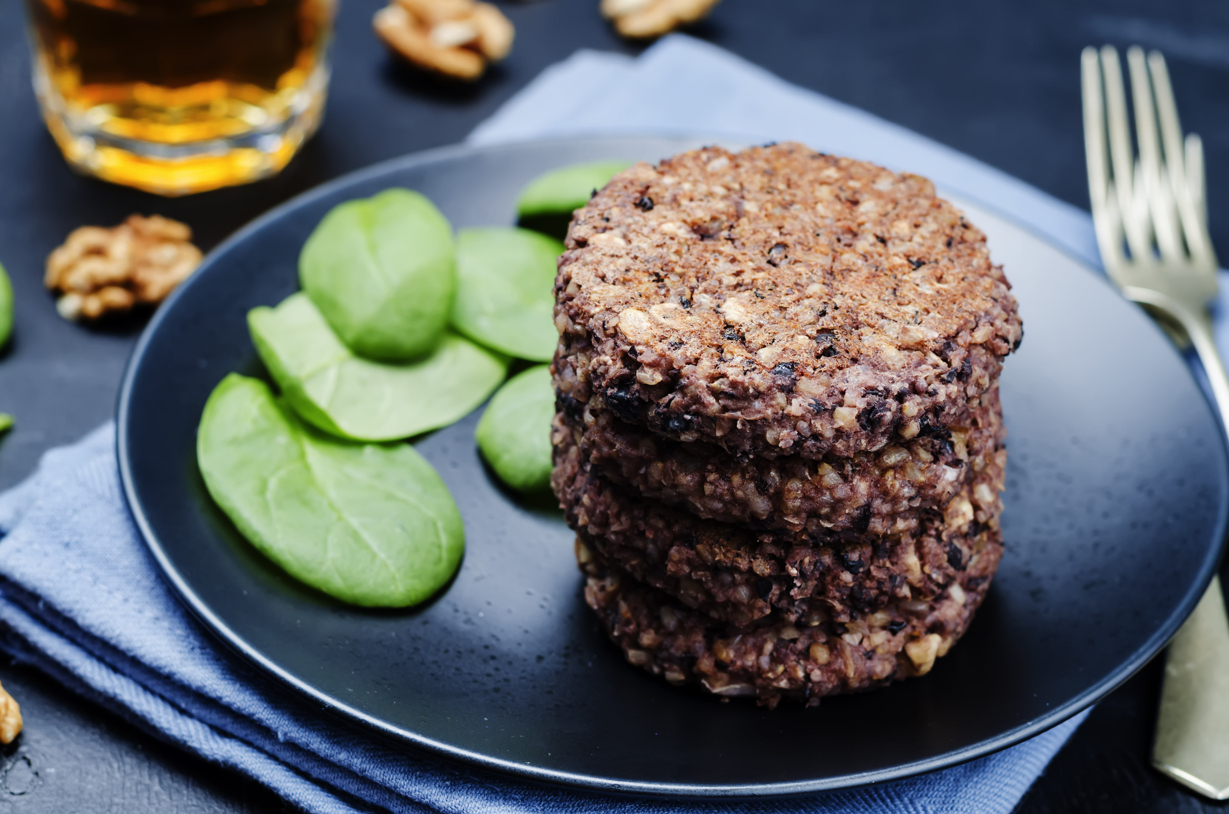 Black bean burgers