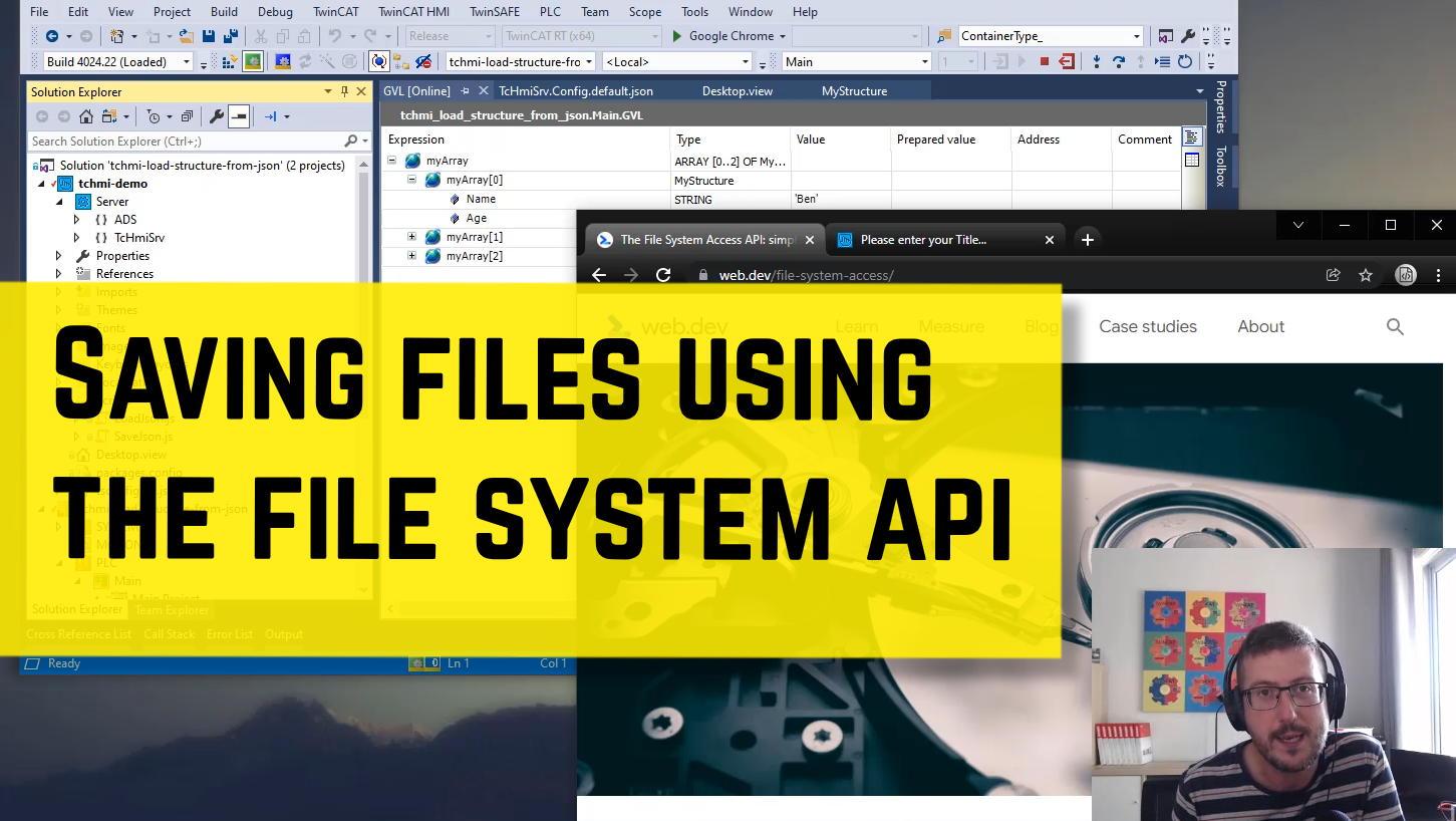 Saving files using the file system API
