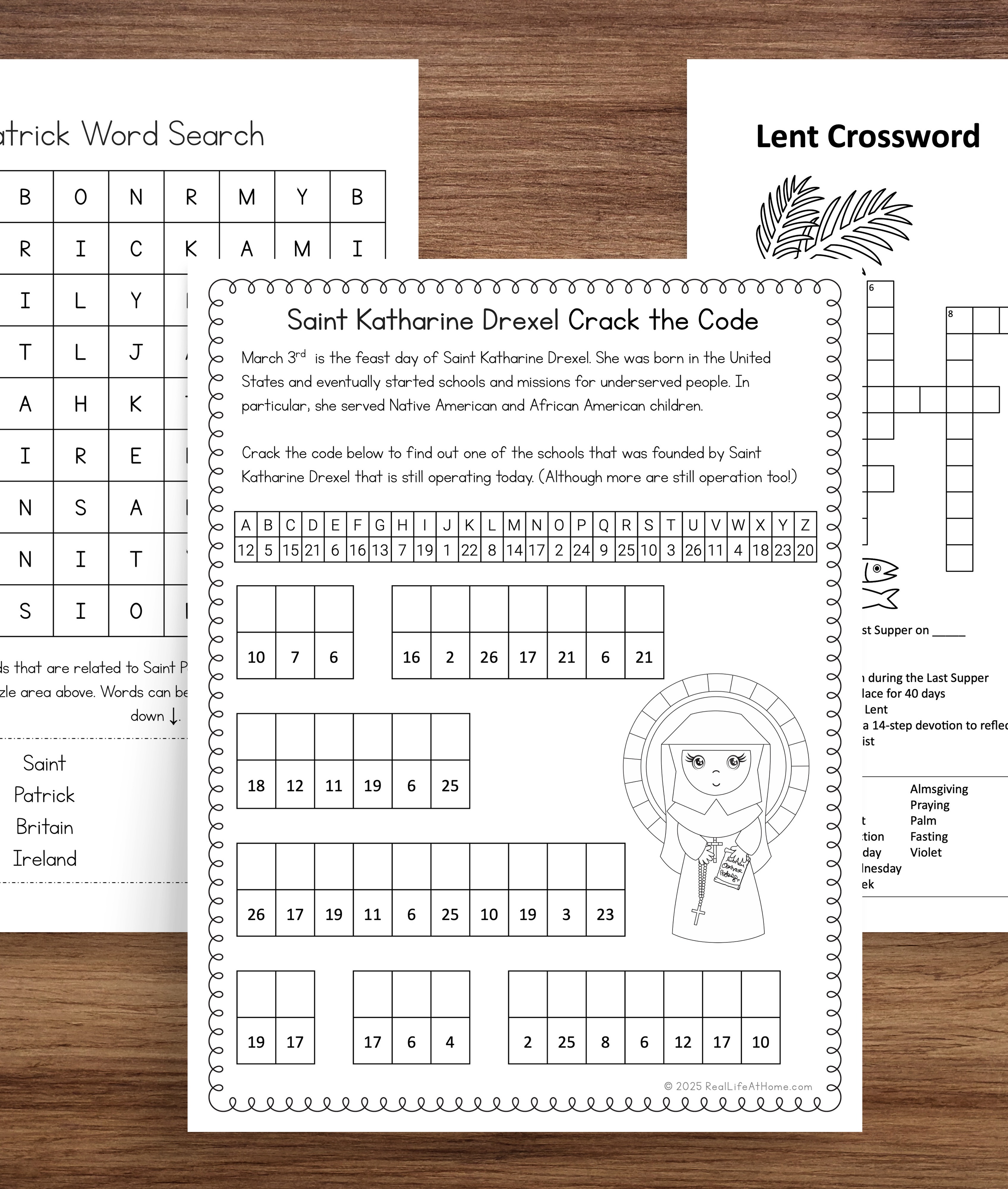 Catholic Icing Monthly Pack Kids Printables