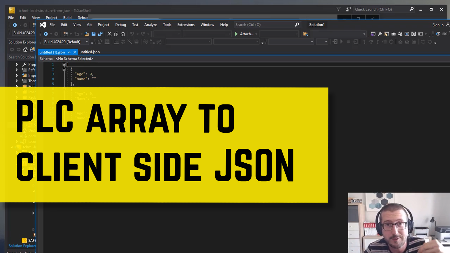 PLC Array to client side json