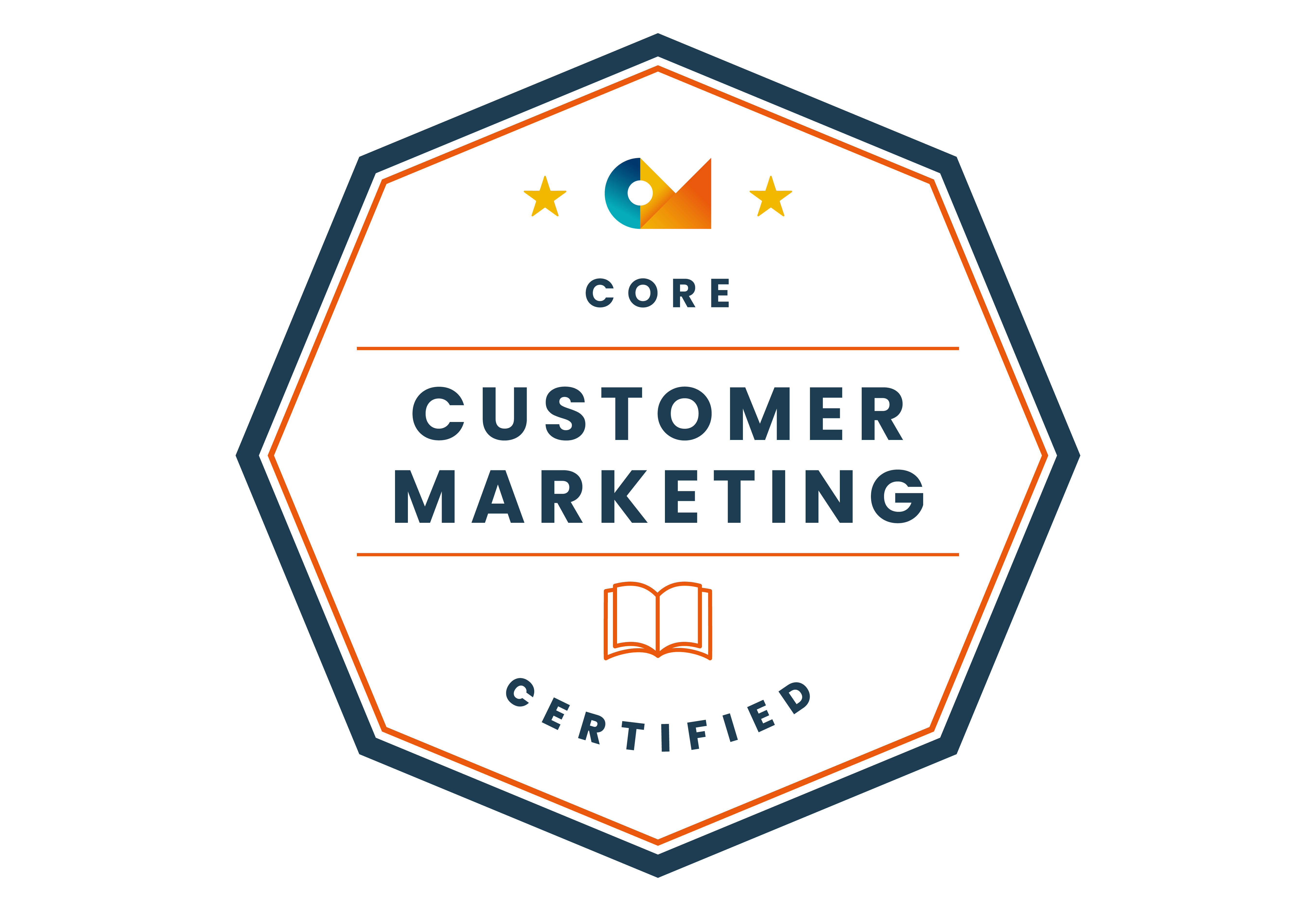 Customer Marketing Certified | Core badge
