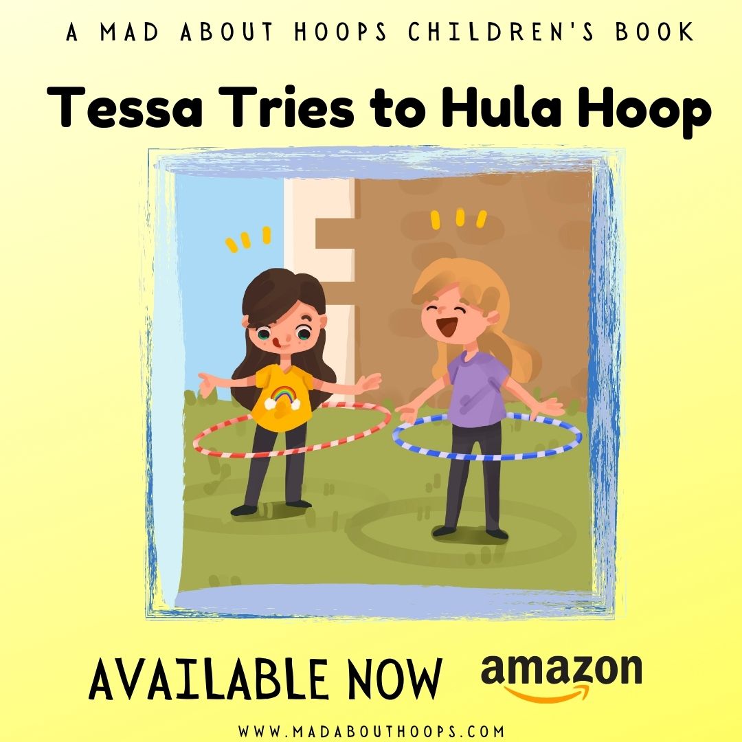 Tessa tries to hula hoop