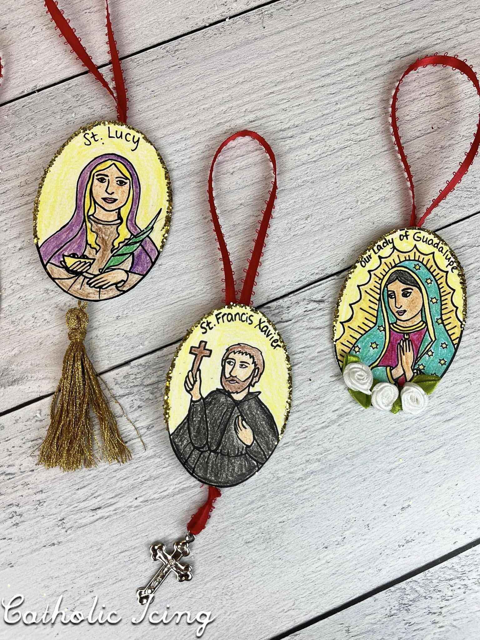 Advent Saints Printable Craft Set
