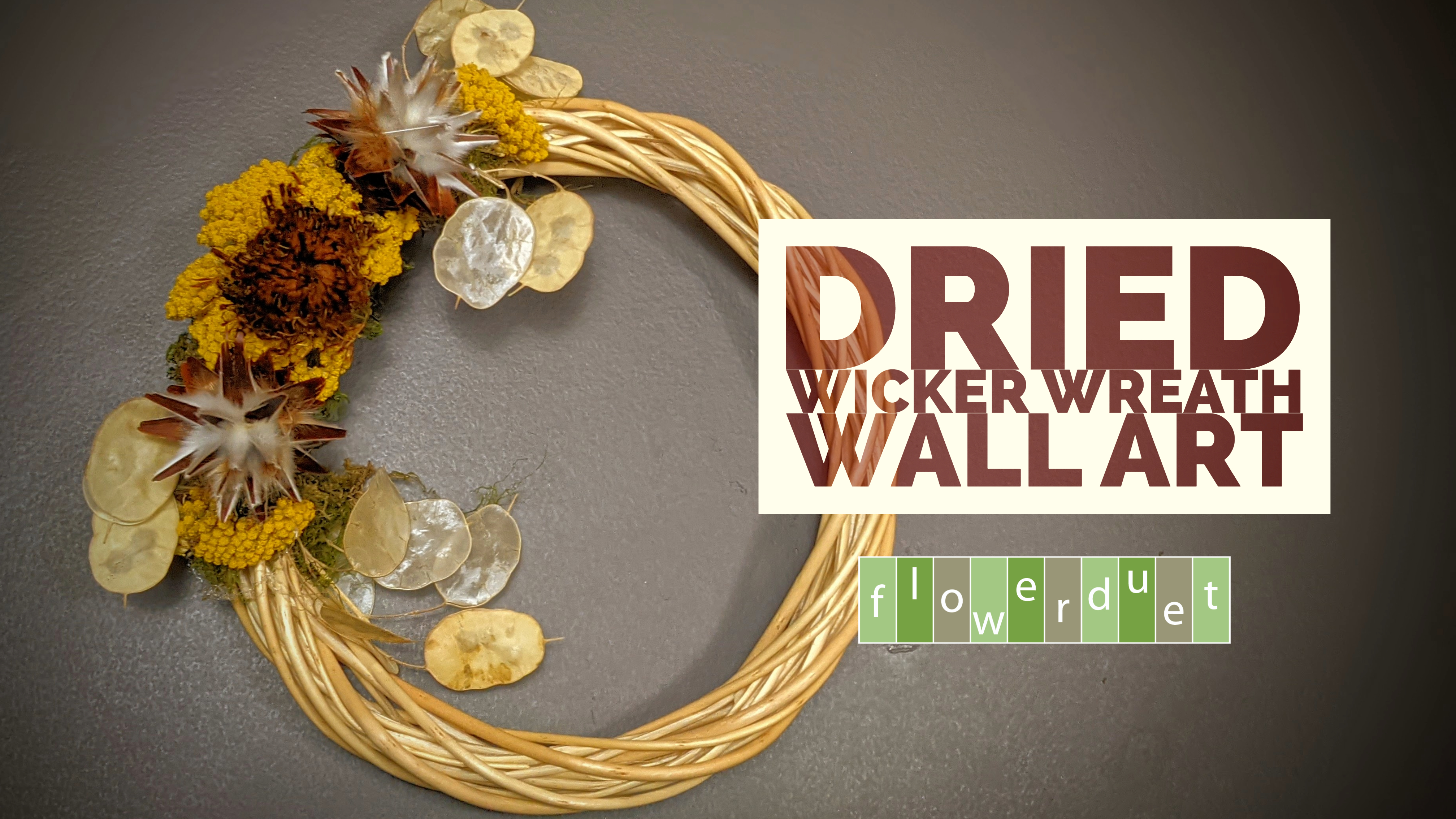 Dried Wicker Wreath