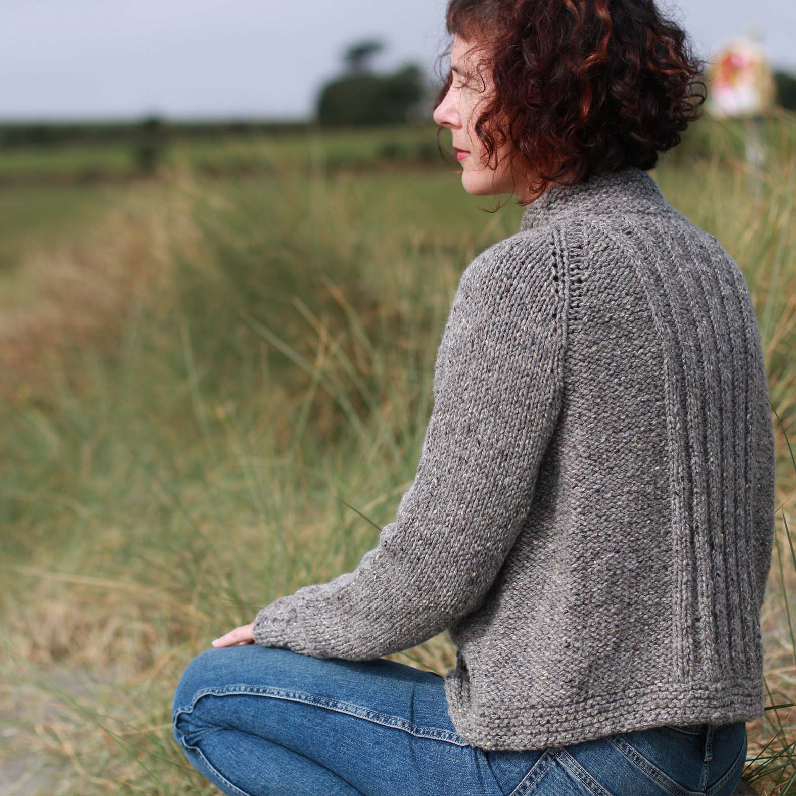 Sorn Cardigan on Carol Feller