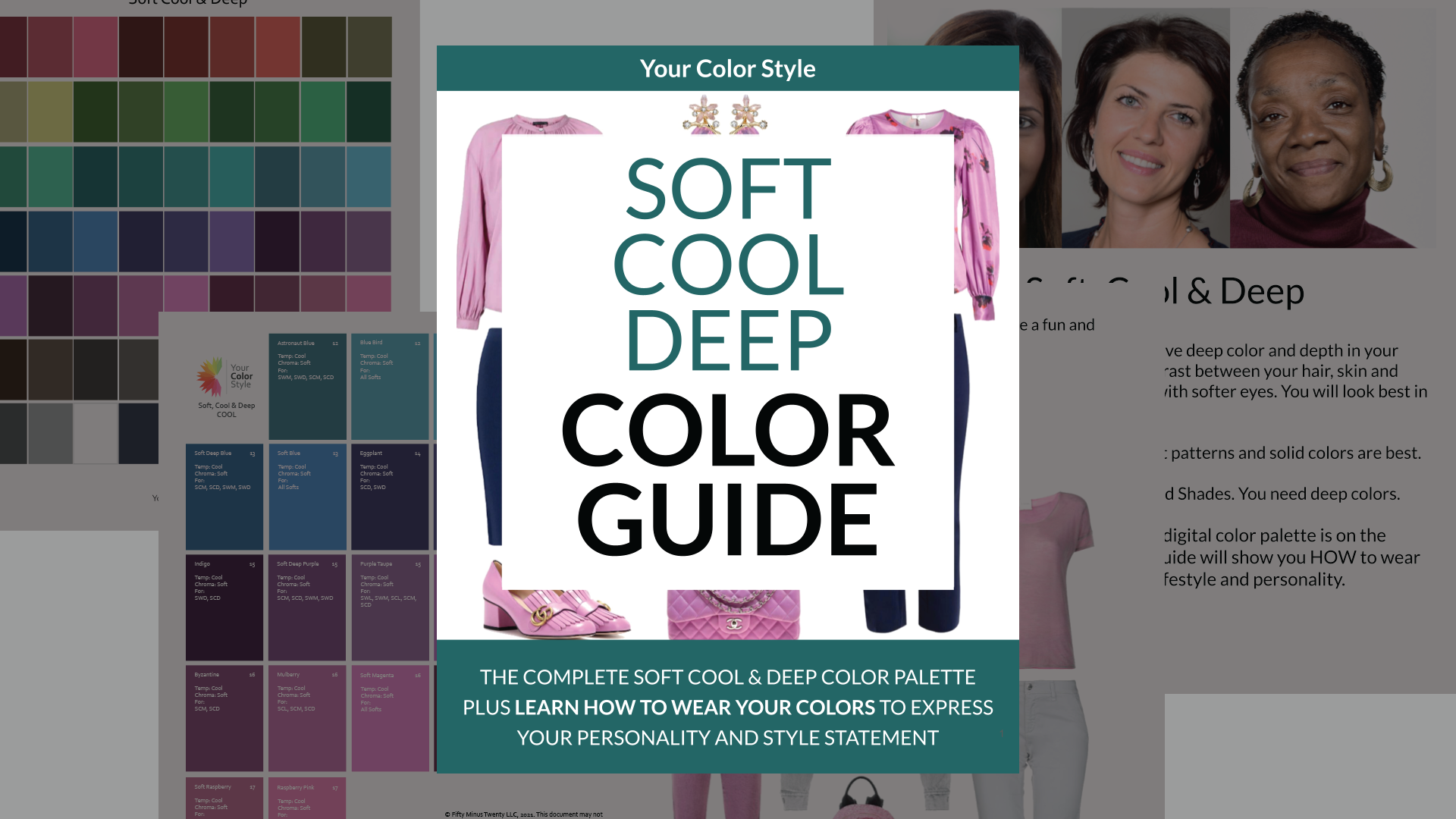 Soft Cool Deep Color Guide