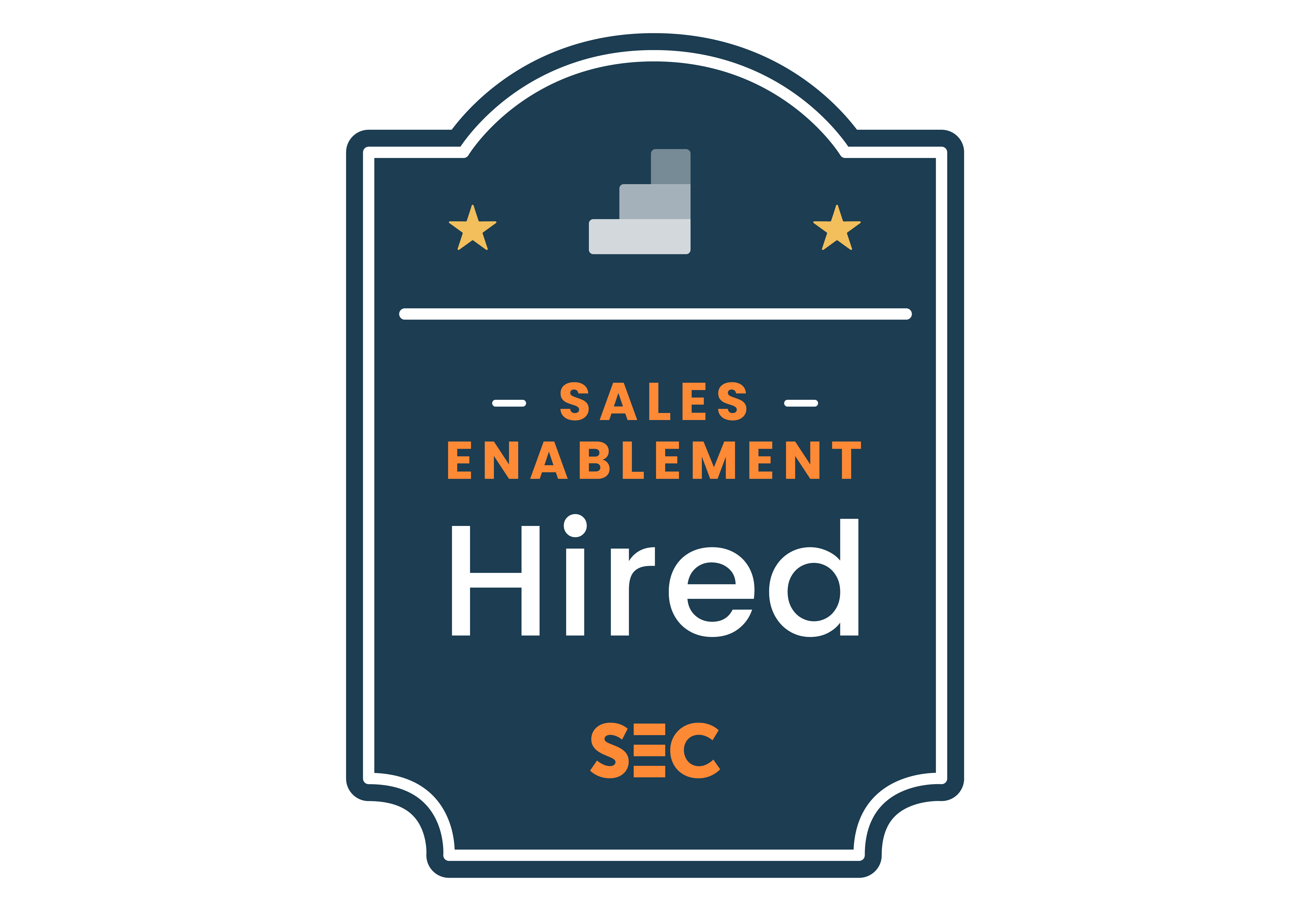 Sales Enablement Hired badge