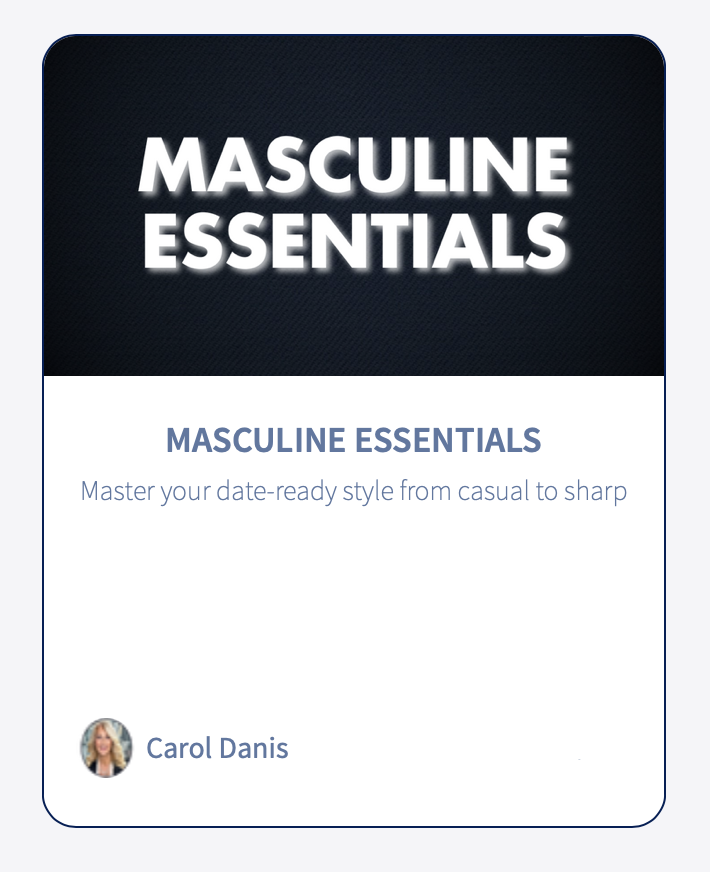 go to Masculine Essentials