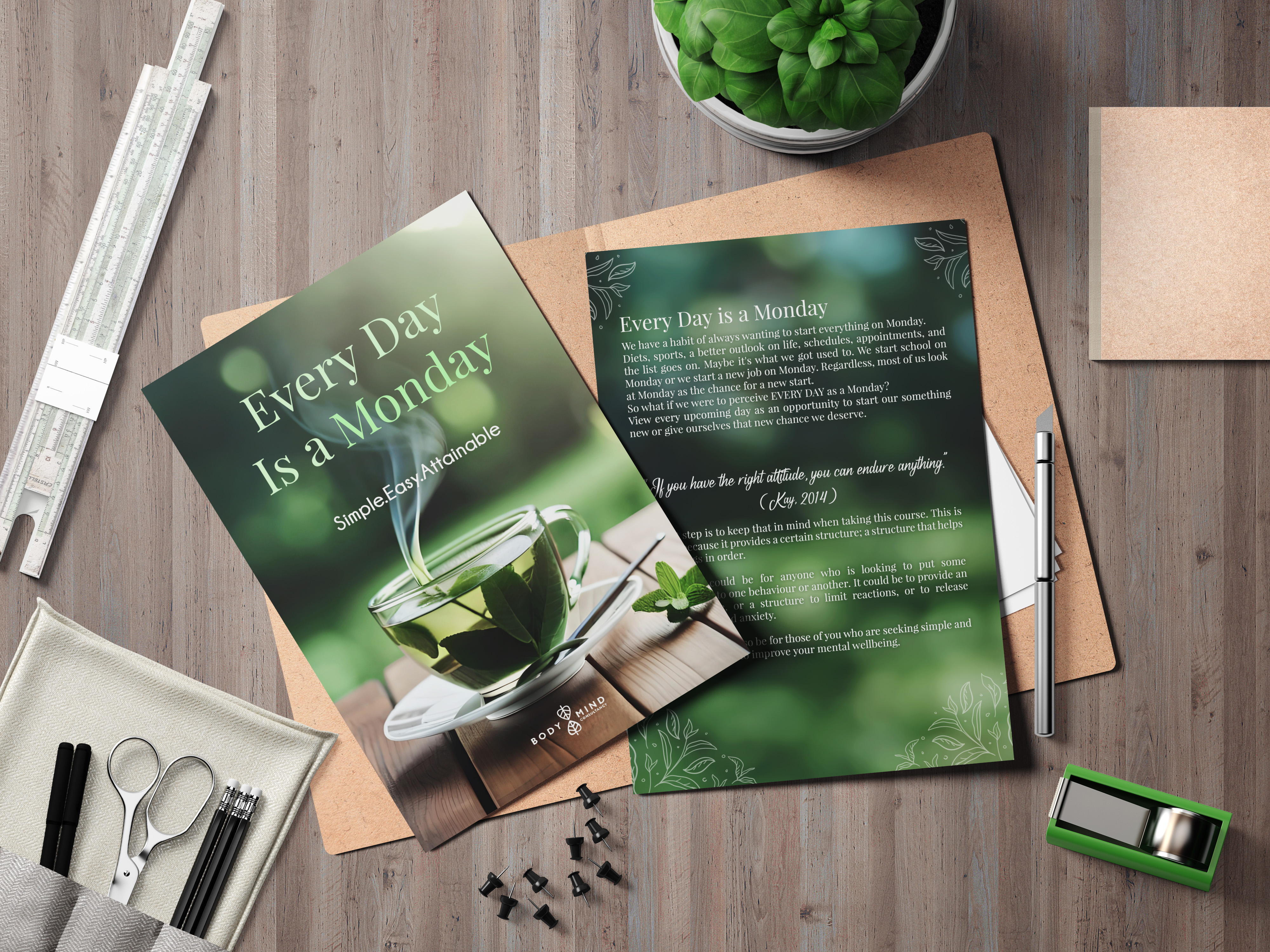 Our “Every Day is a Monday” e-course equips you with the knowledge to understand the why behind your eating habits and the how to change them.