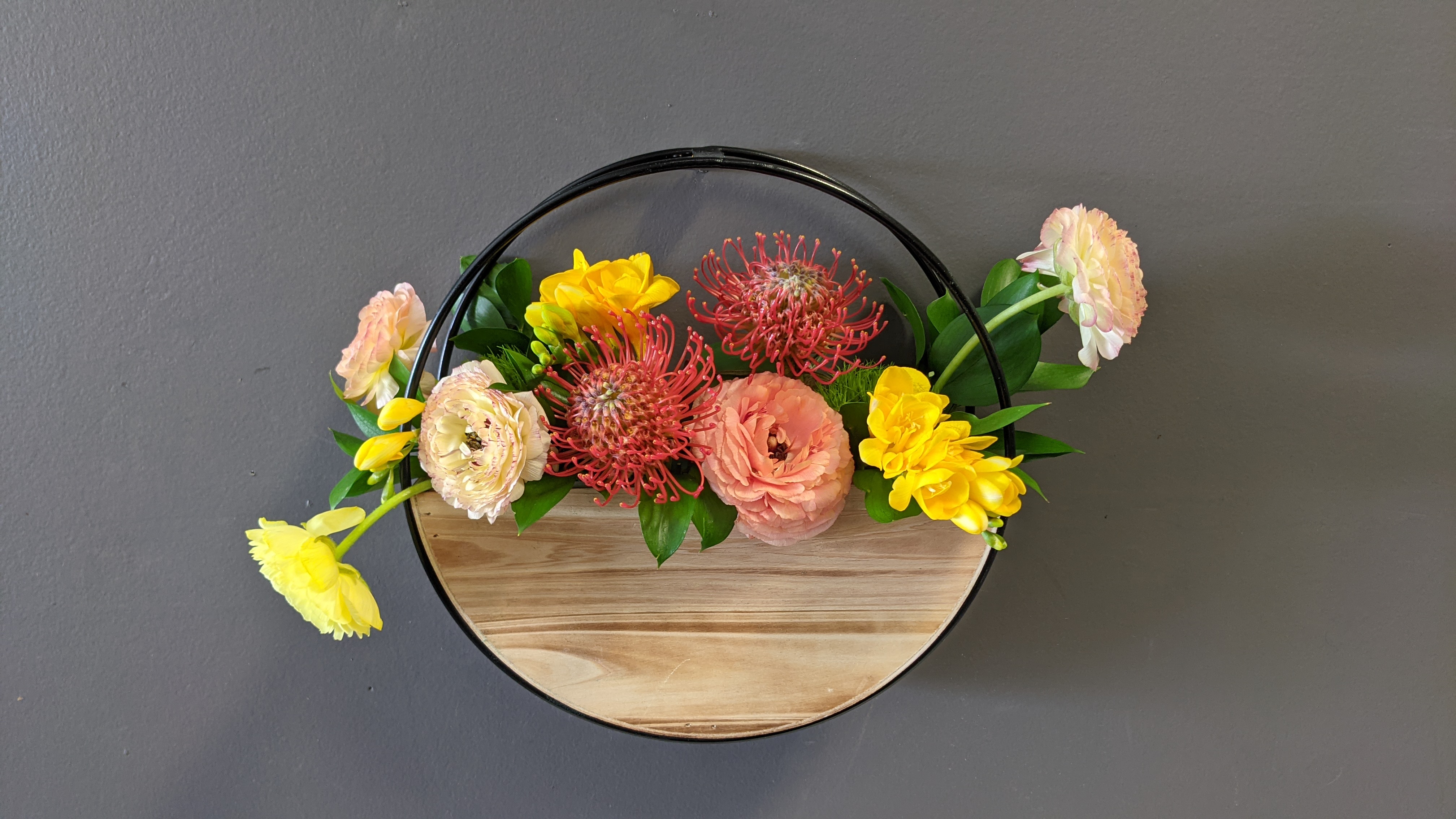 Flowers in a room