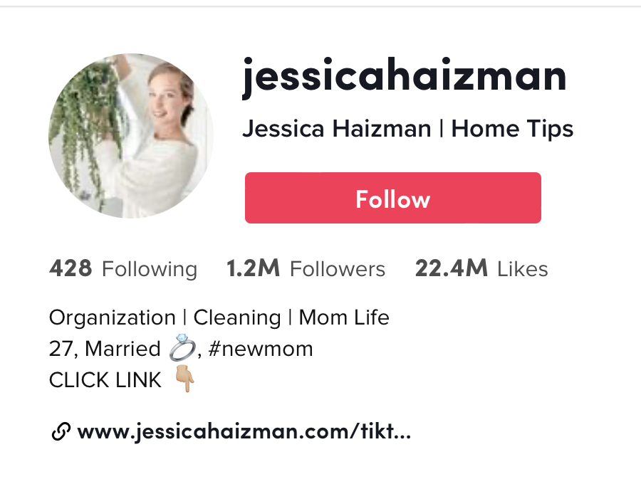 Tiktok Profile with 1.2 MIL Followers