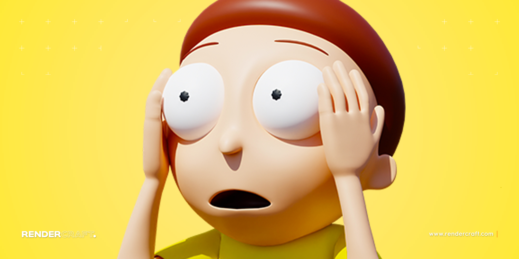 Morty 3D Model Blender Character Creation Course  Academy