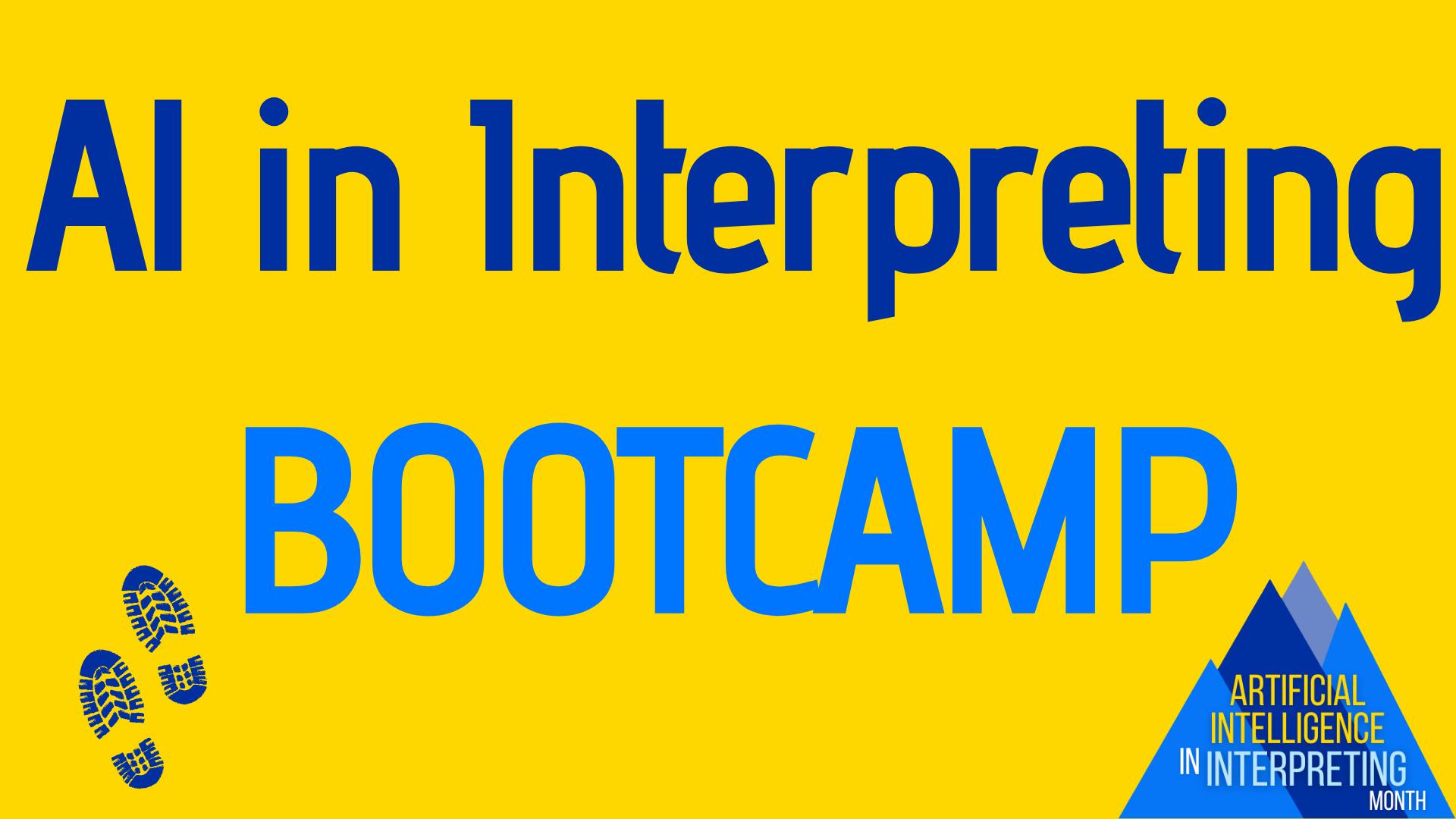 Image with text AI in Translation Bootcamp