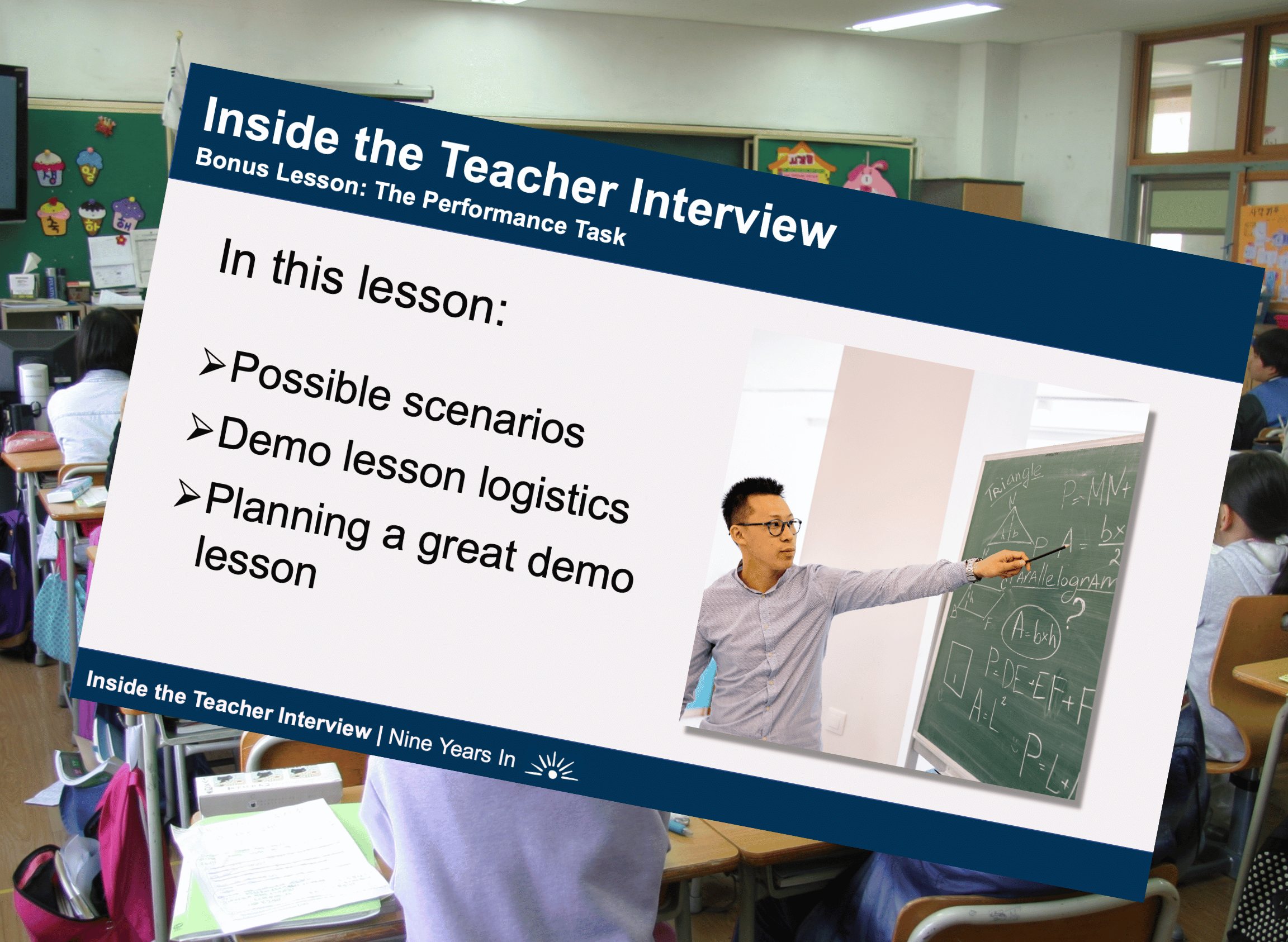 teacher demo lesson