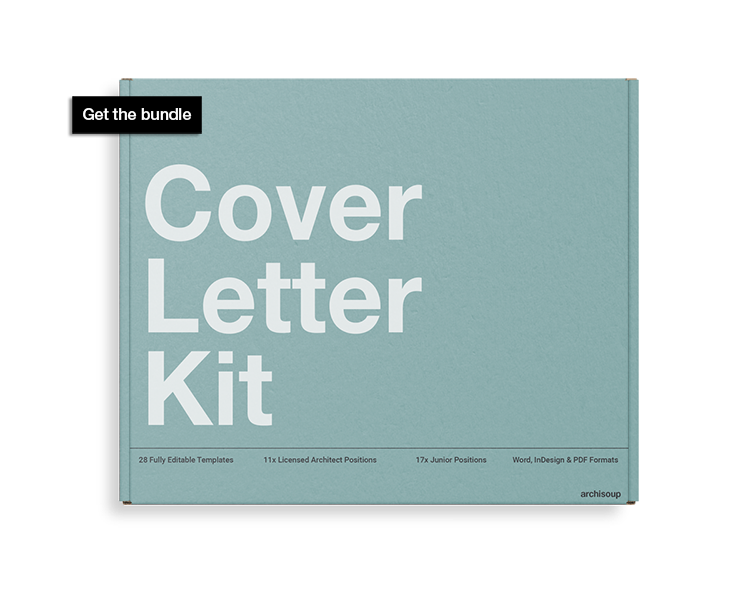 architecture cover letter templates