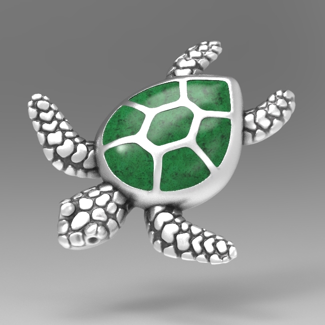 Turtle charm