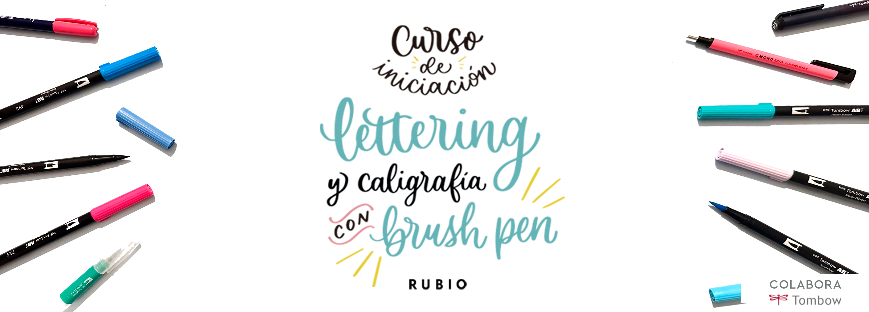 Lettering rotuladores punta pincel Libros, formación, cursos y clases  paarticulares