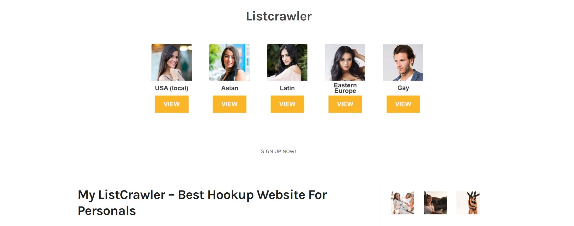 Homepage MyListCrawler School