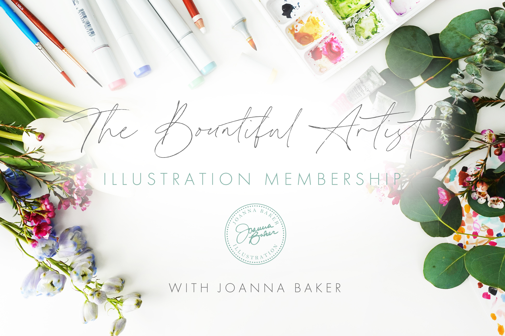 Join The Bountiful Artist Monthly Illustration Membership with Joanna Baker