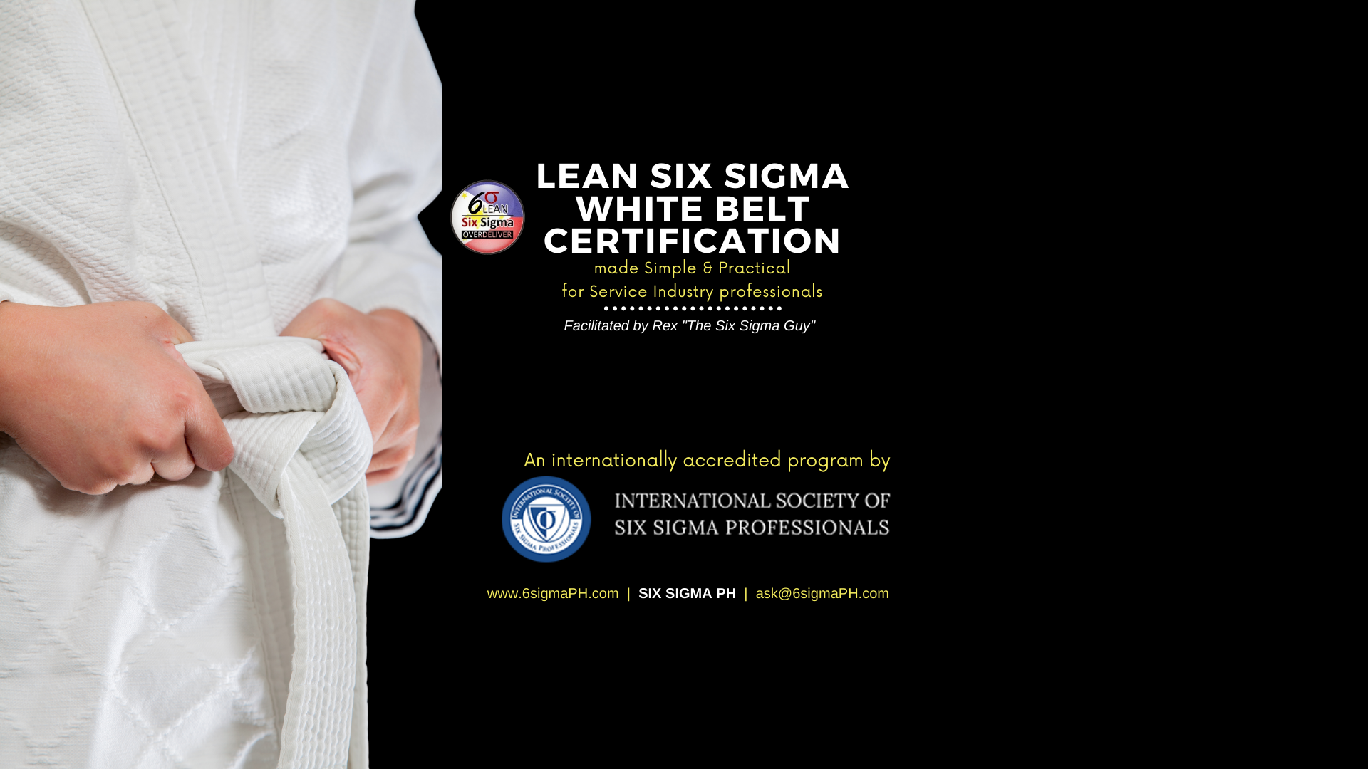 Lean Six Sigma White Belt Certification Program Six Sigma PH