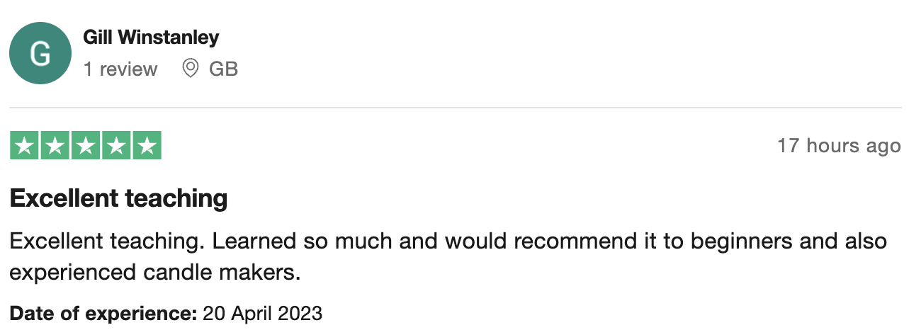 Candleshack Trustpilot