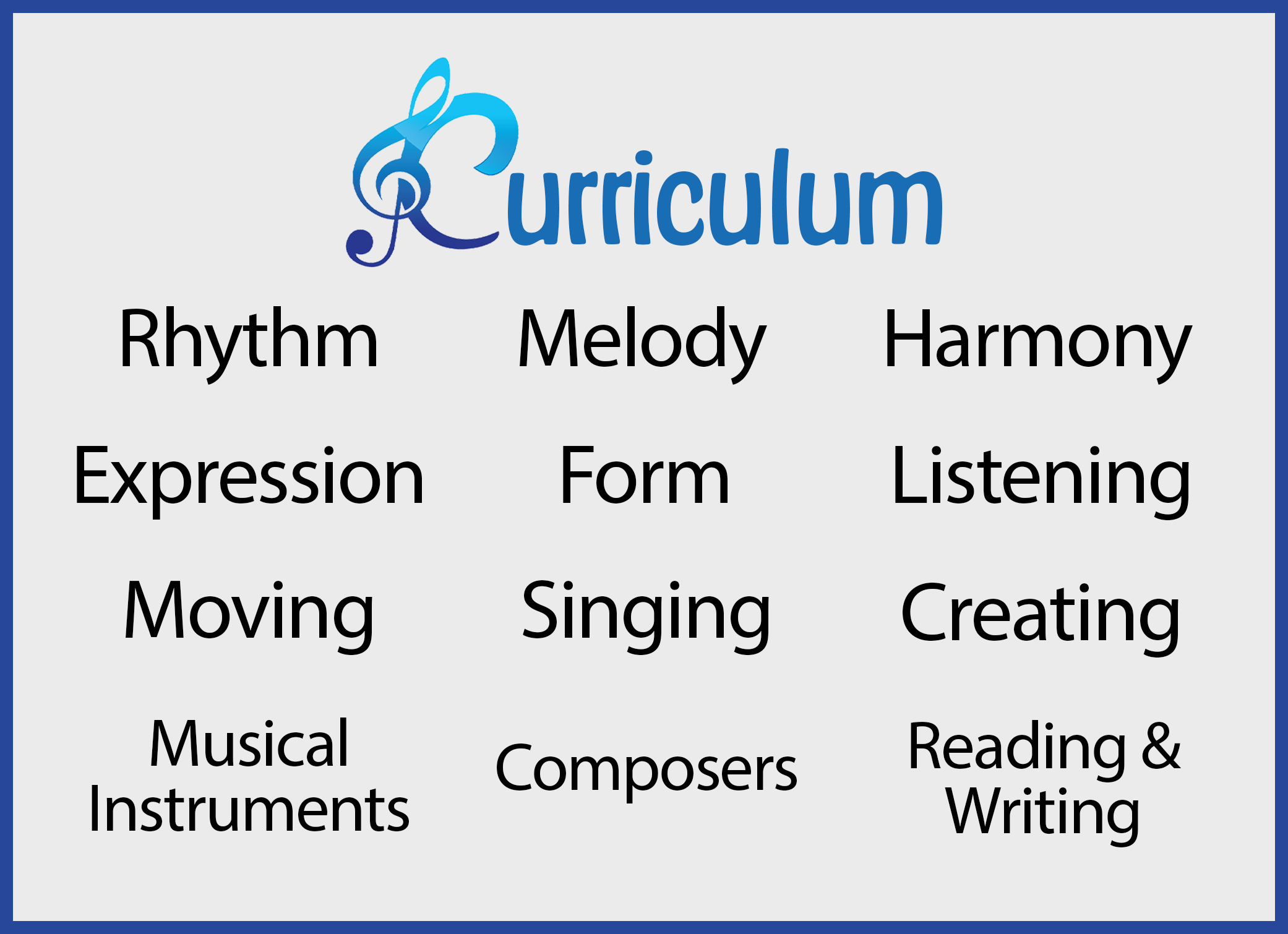 Children Music Class Curriculum