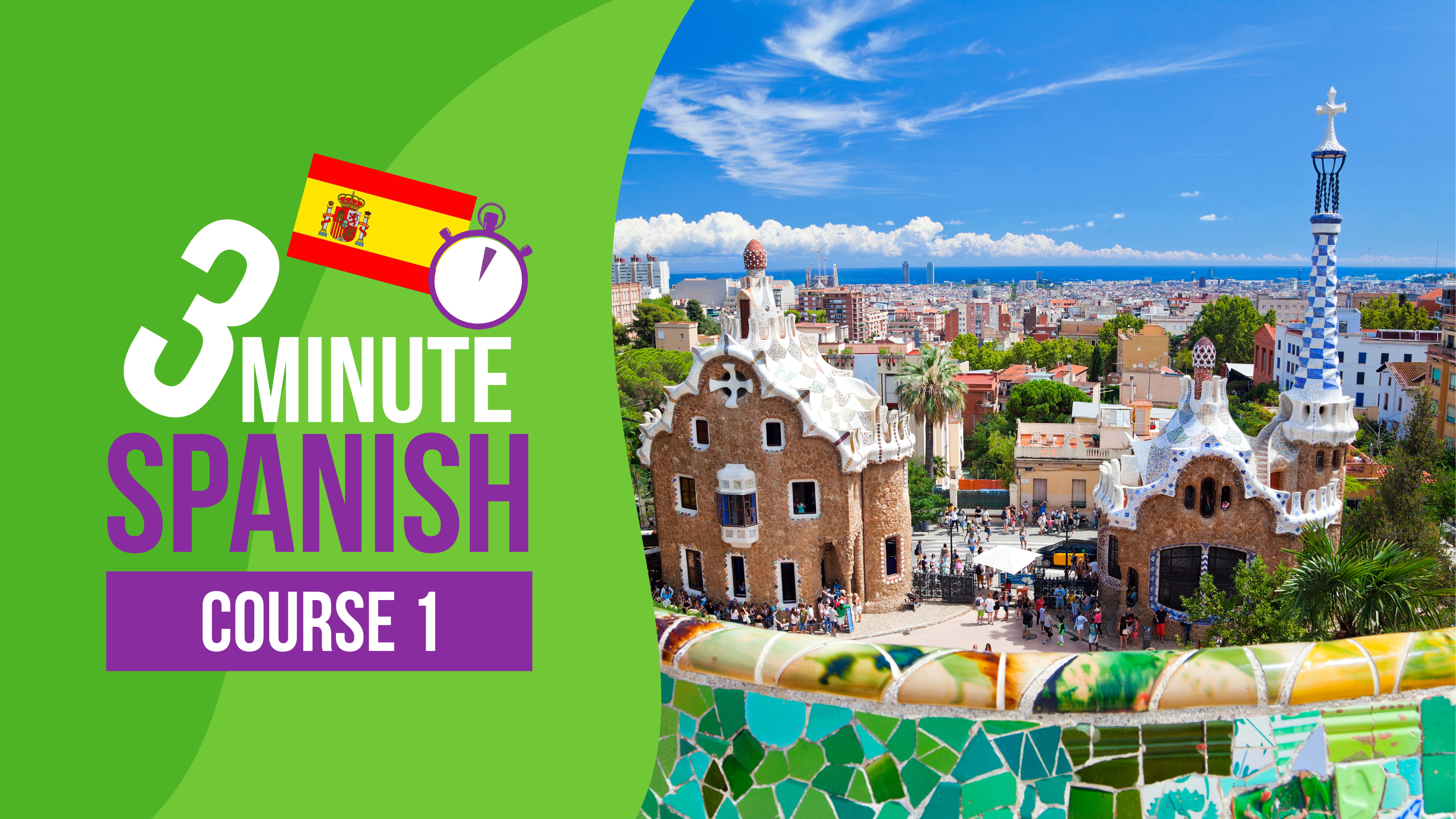 3 Minute Spanish - Course 1