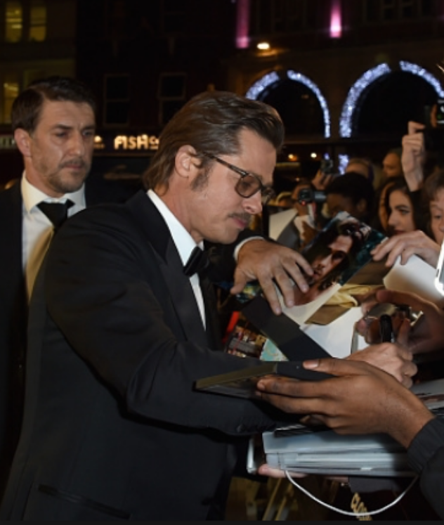 Dene Josham, Celebrity Bodyguard, Brad Pitt, red carpet