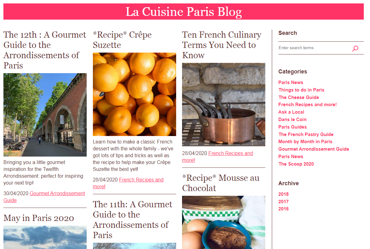 La Cuisine Paris Blog
