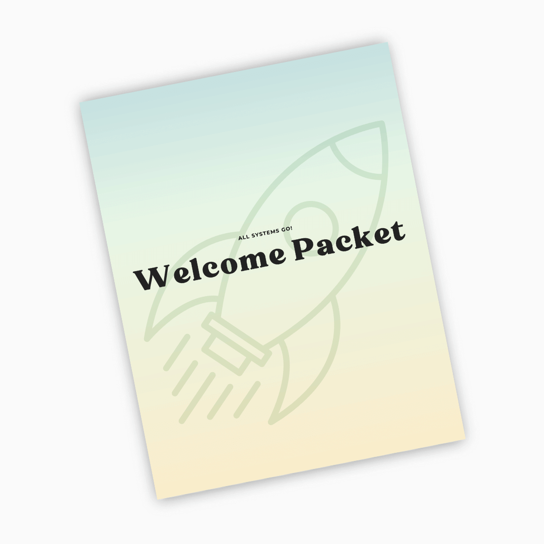 Welcome Packet Template