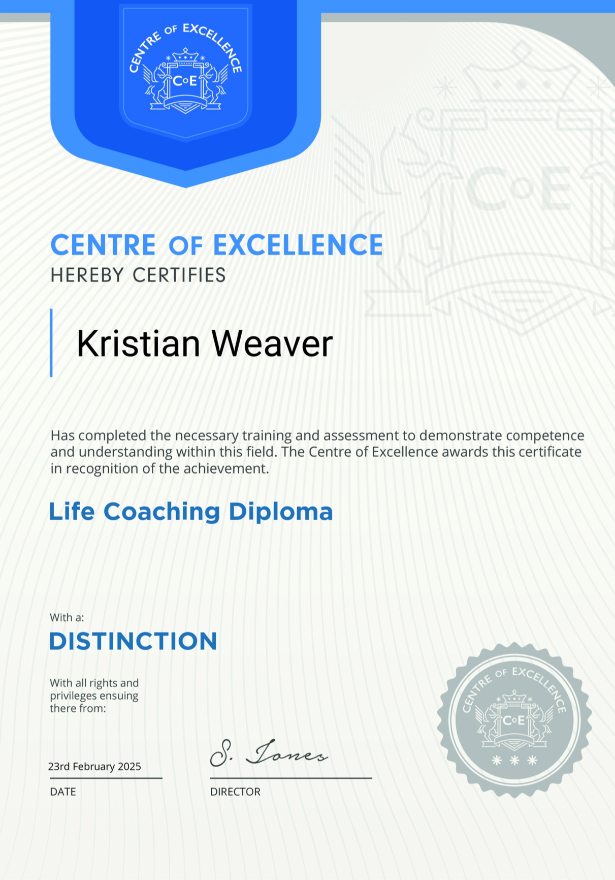 Life Coaching Diploma