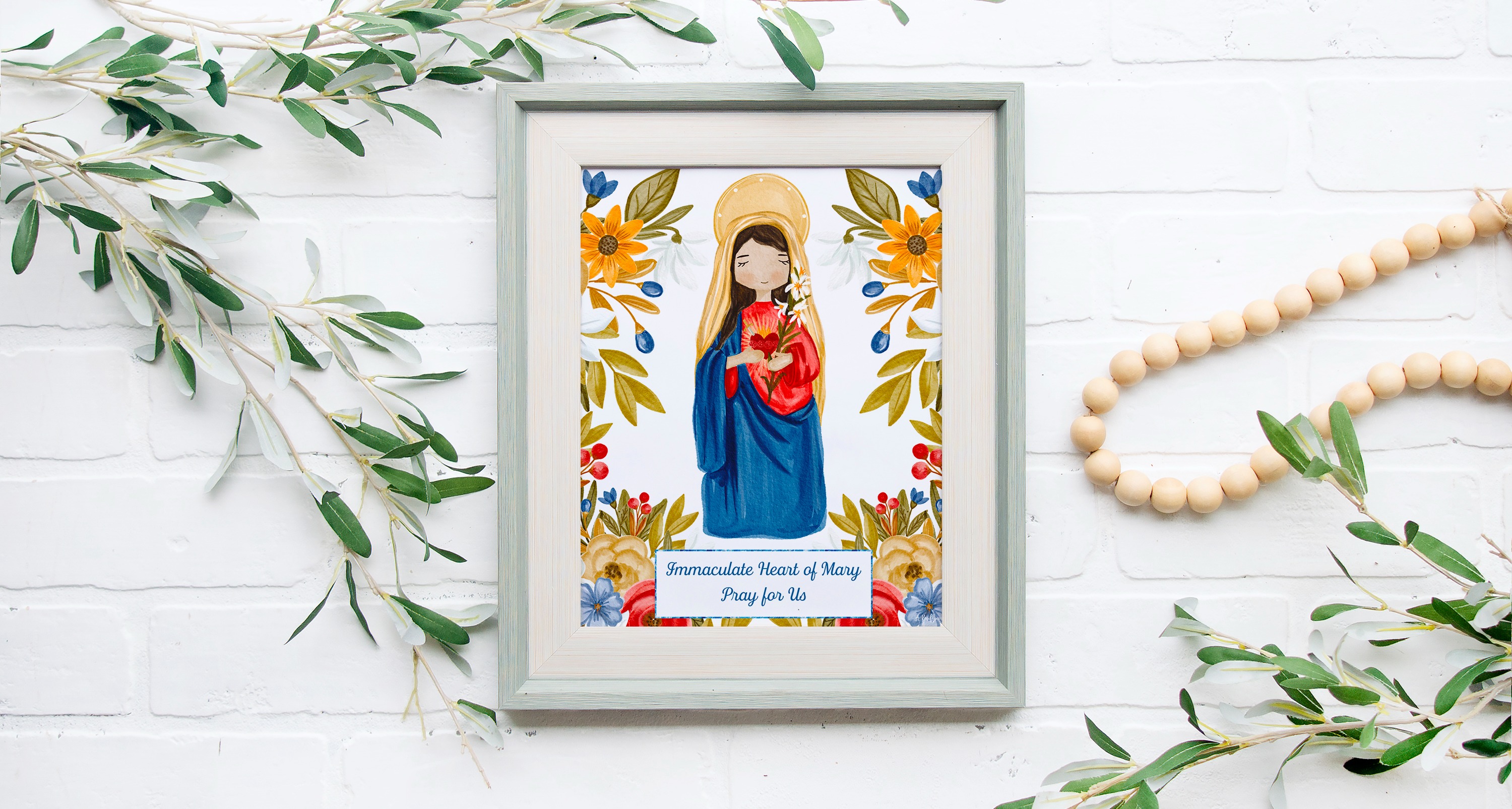 Immaculate Heart of Mary Artwork