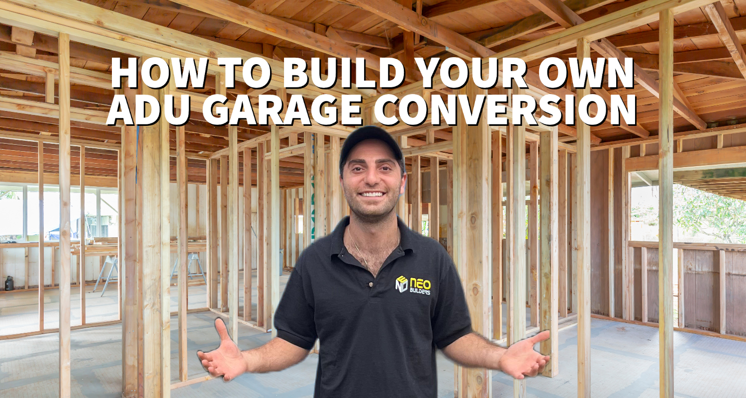 Homeowner Course to building an ADU garage conversion