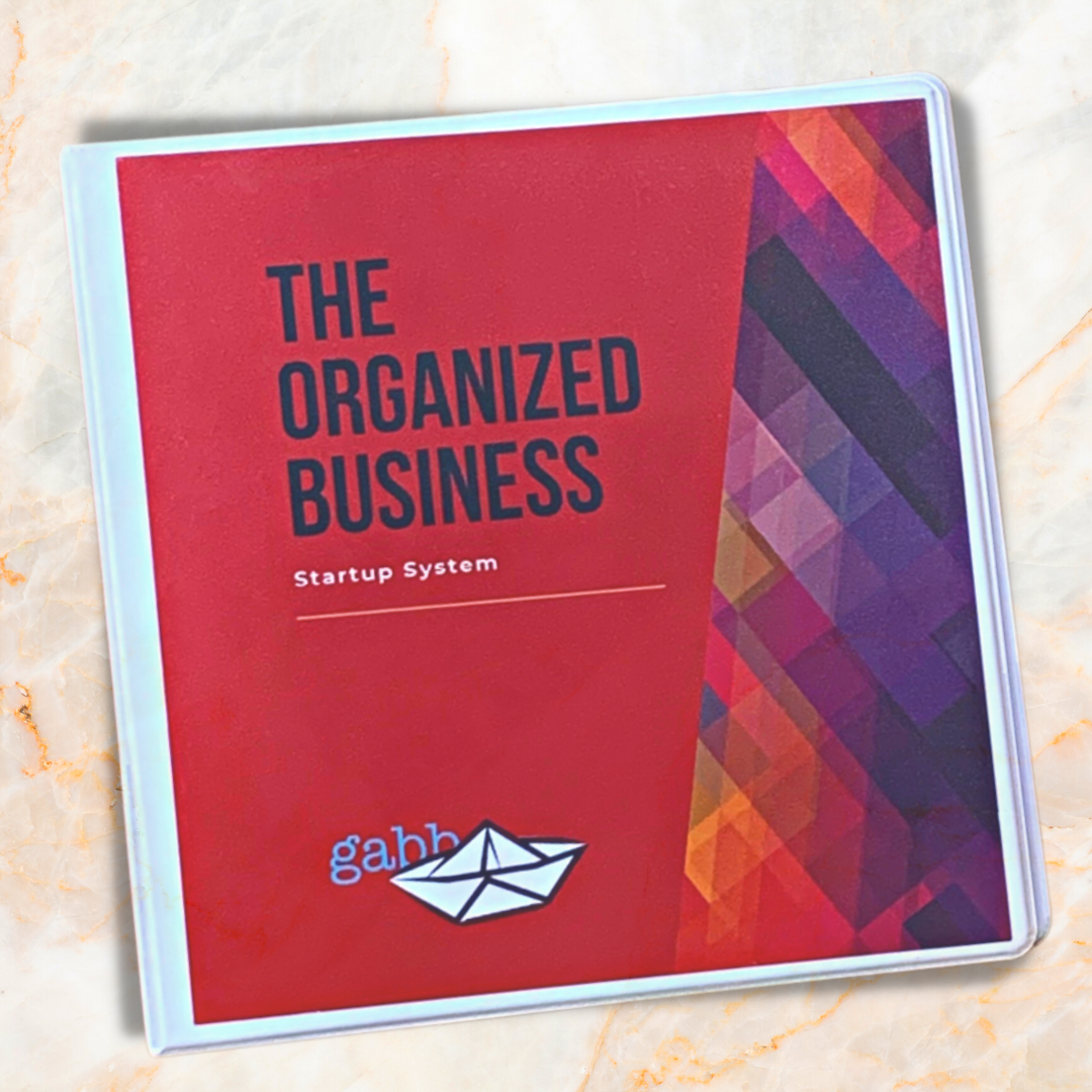 The Organized Business Startup System Binder
