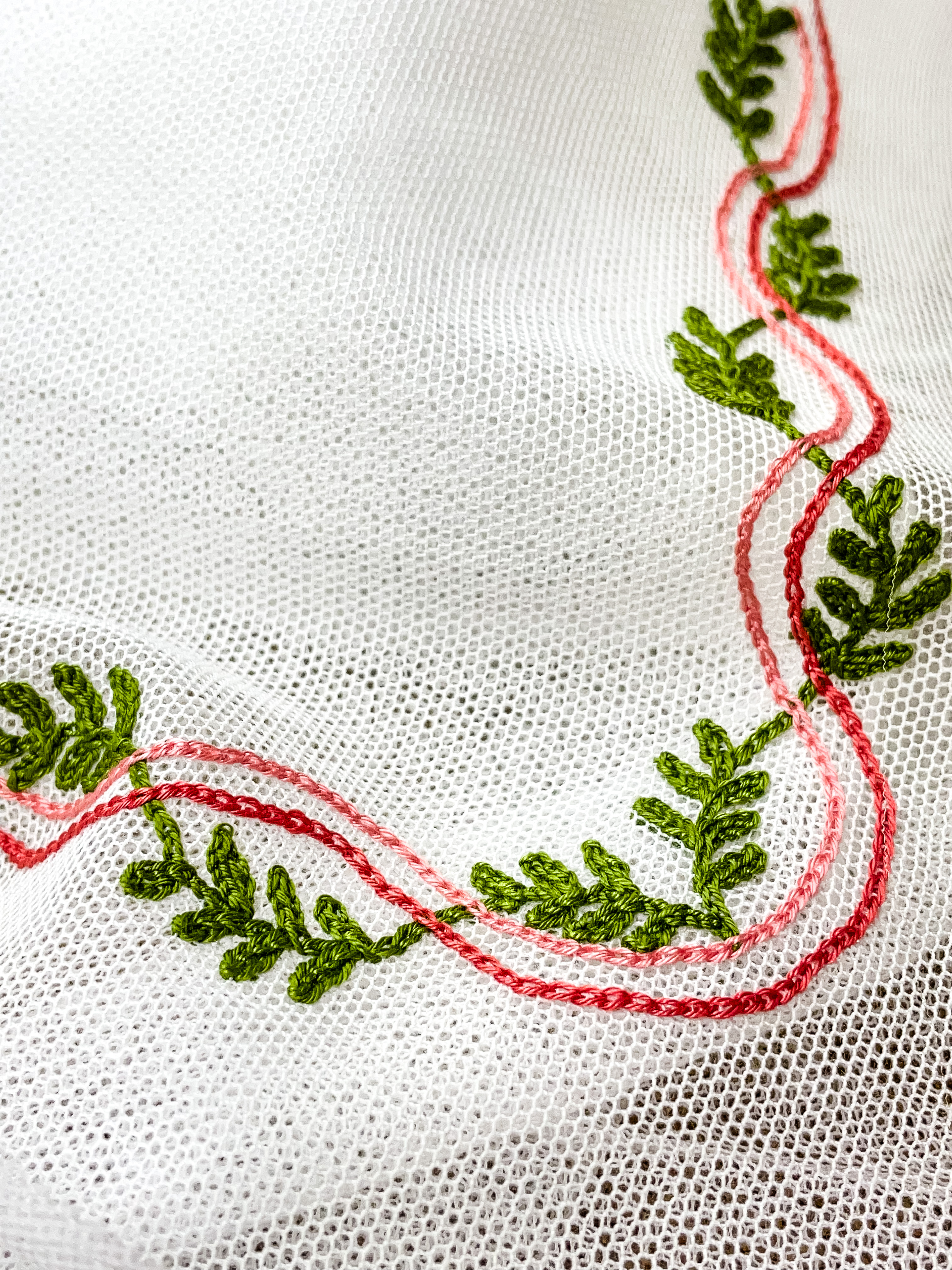 Tambour embroidery project for beginners