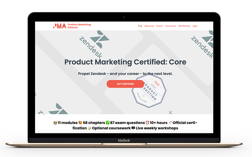 Product Marketing Certified: Core laptop image