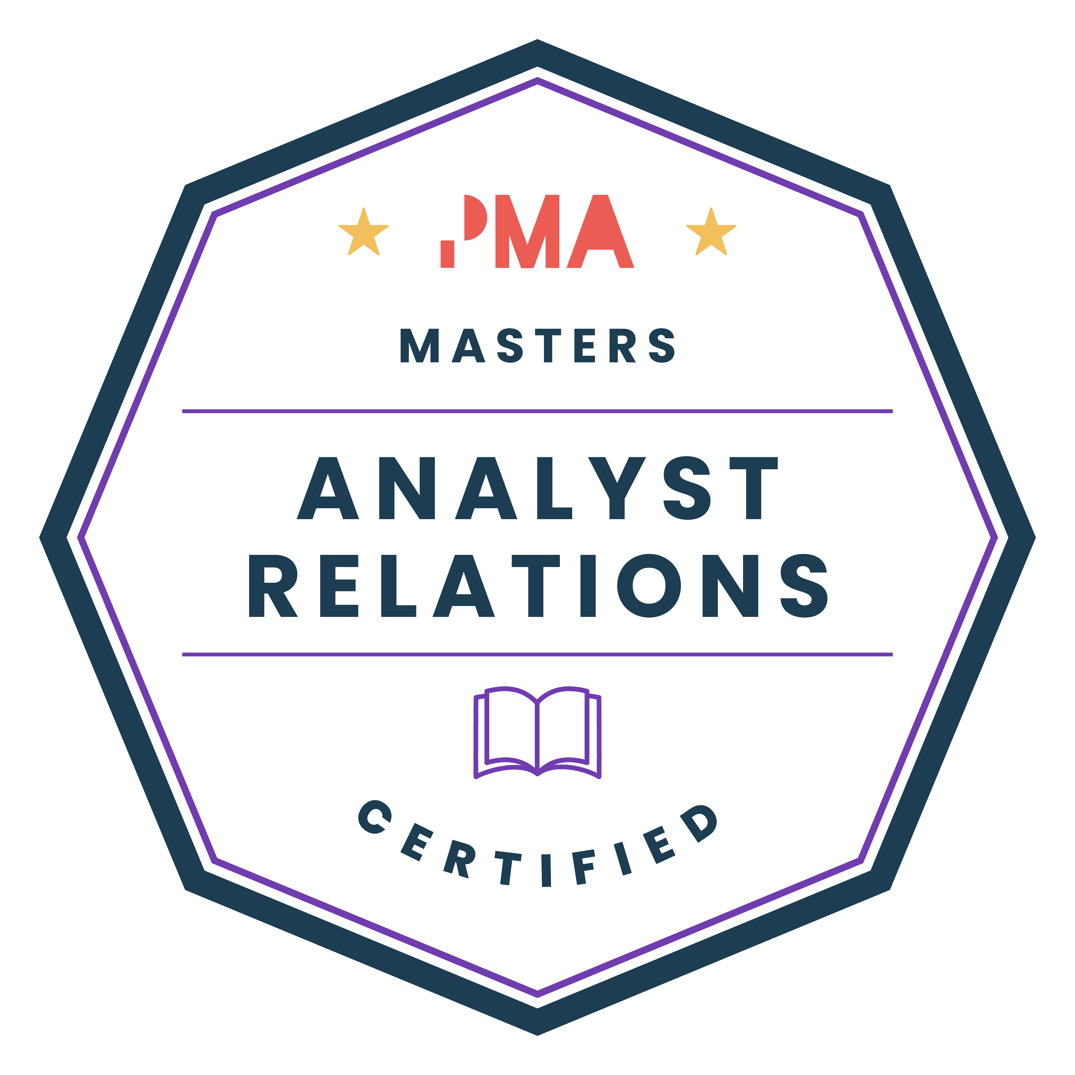 Analyst Relations Certified | Masters badge