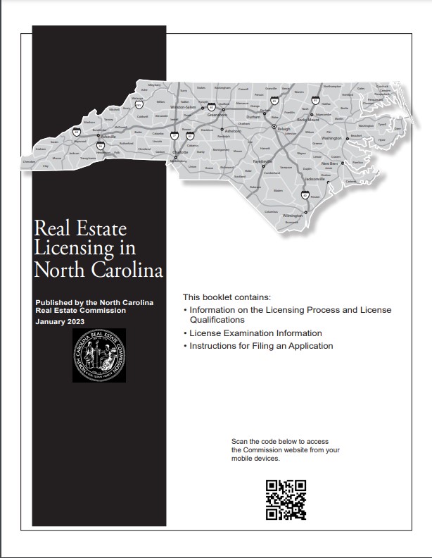 NC Real Estate License Application Booklet