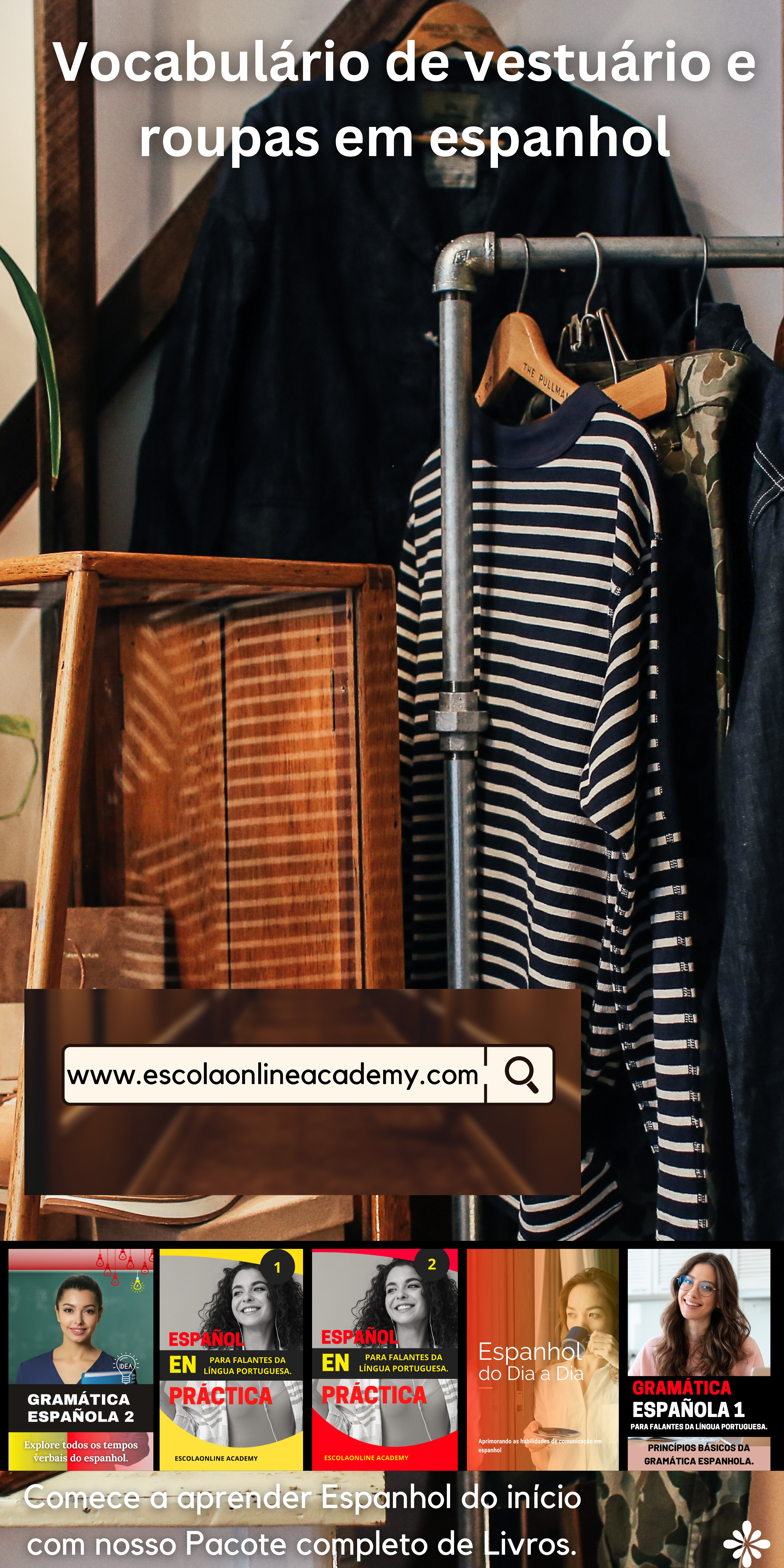 Vocabulário de Vestuário e Roupas em Espanhol