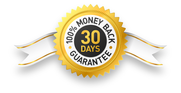 100% Money Back Guarantee for 30 Days Badge