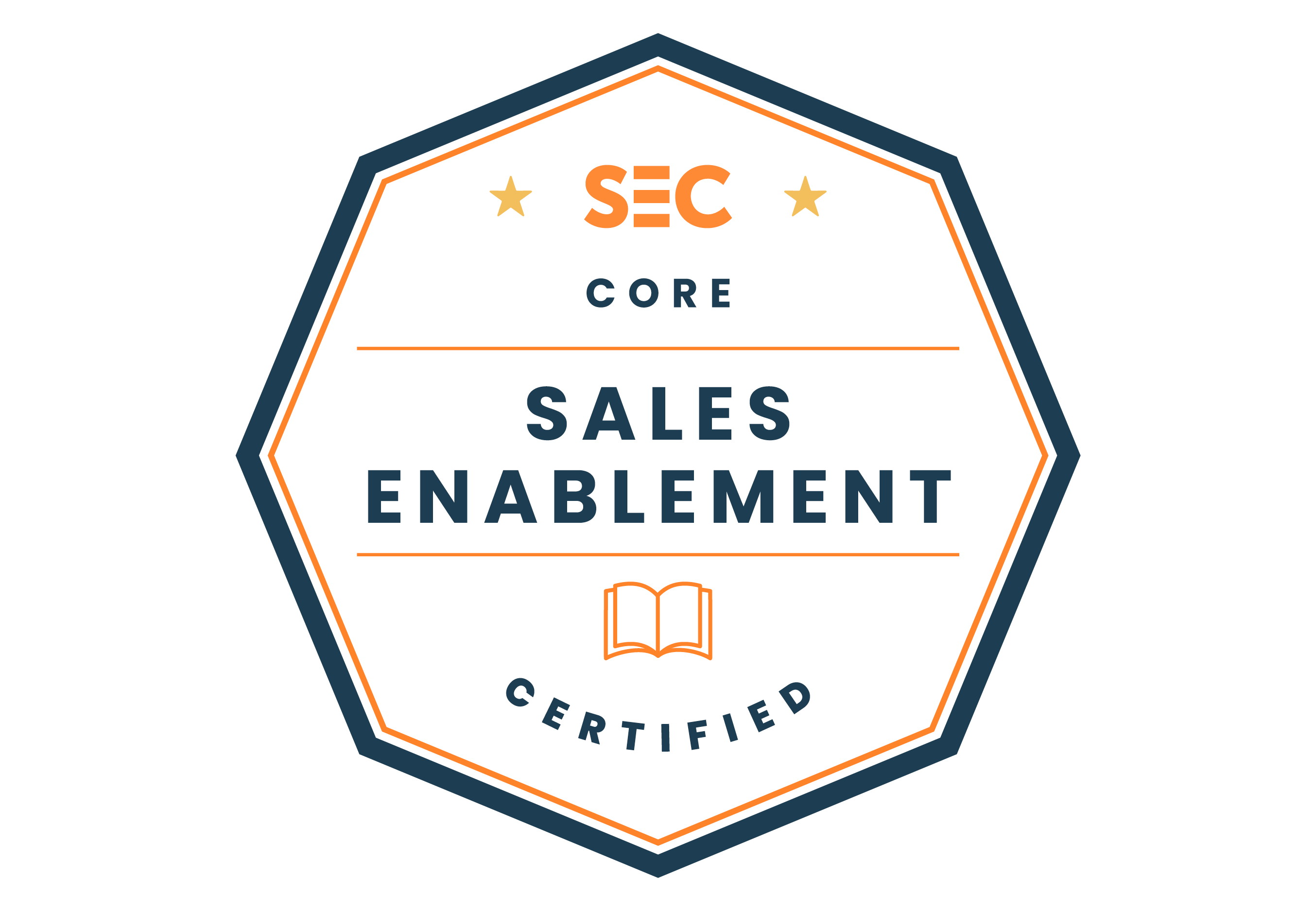 Sales Enablement Certified: Core badge