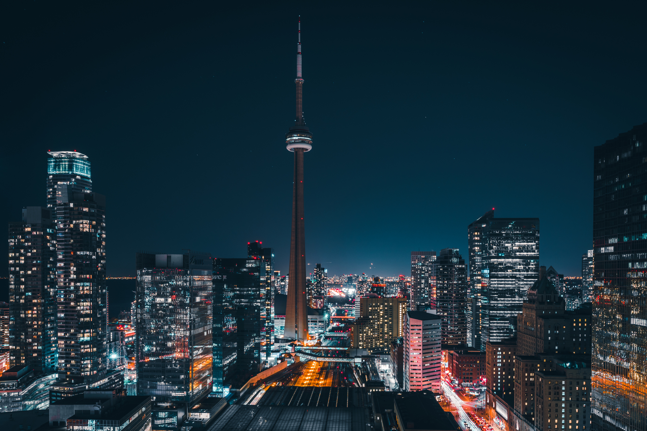 Toronto at night