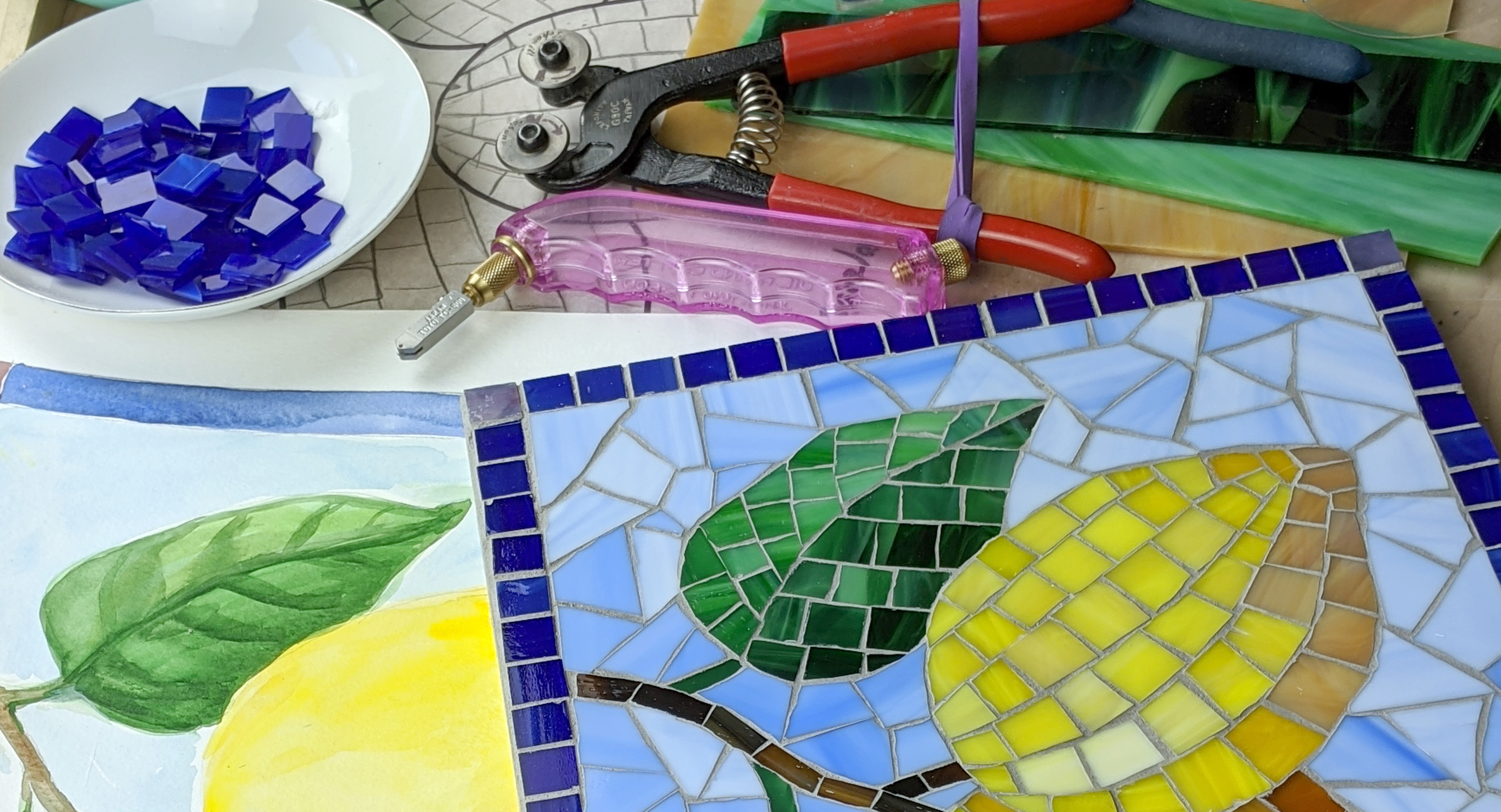 Introduction to Hand Tools Used for Mosaic Making Video 