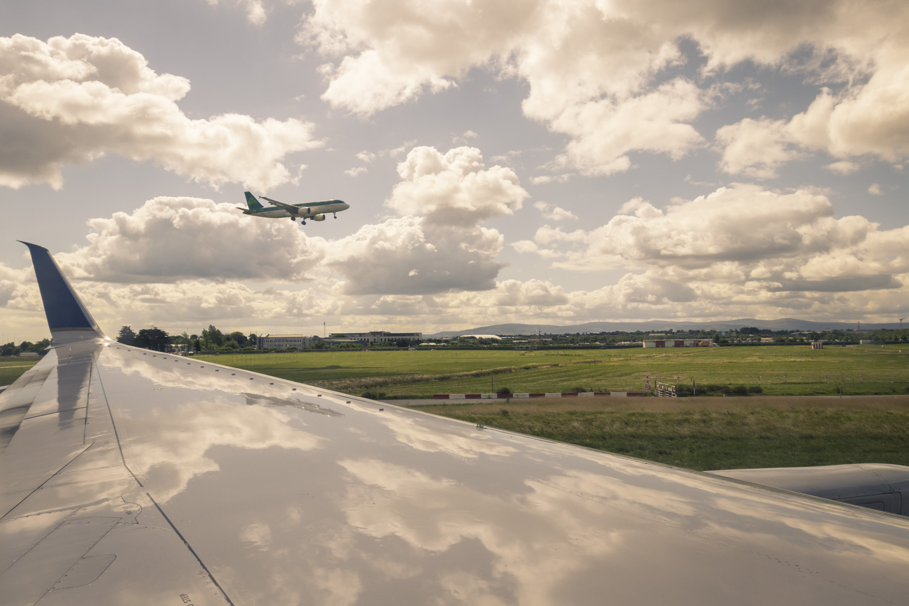 Airplane Takeoff, Dublin Airport